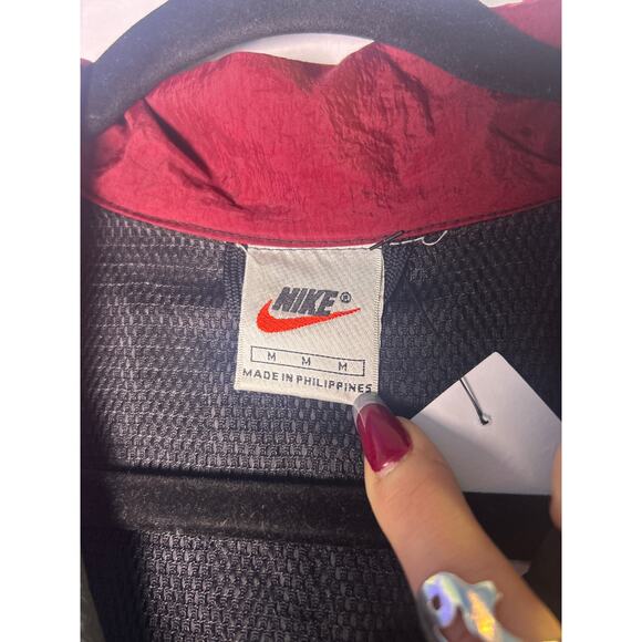 Vintage Nike Full Zip Windbreaker Colorblock Jacket Big Swoosh Men's Size Medium - Picture 3 of 3